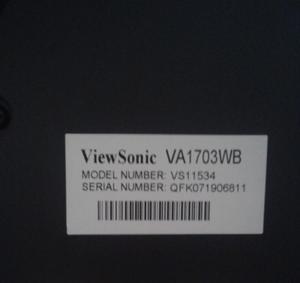 Monitor Viewsonic Vawb