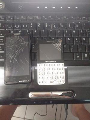 Vendo 2 cel Motorola uno para reparar y el otro funcionando