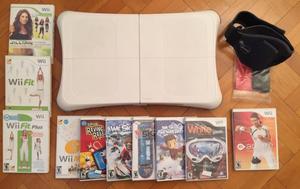 Wii Balance Board + 10 Juegos originales.