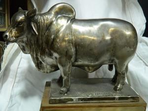 Escultura Unica Toro American Brahman Metal (consult Stock)
