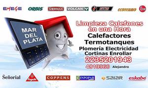 service calefones mar del plata limpieza