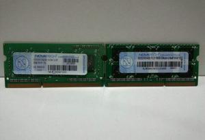2 Memorias RAM DDR3 NOVATECH para notebook