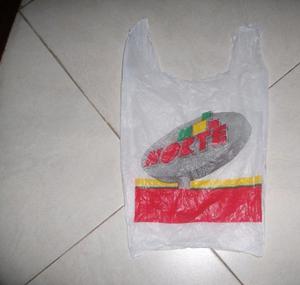 Bolsa De Plastico Antigua Del Supermercado Norte