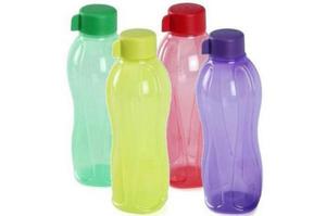 Botellas Deportivas Eco Transparentes.con Tapa A Rosca