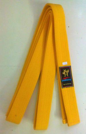 Cinturón amarillo, 2.90 metros (2 vueltas) Judo Jiu Jitsu