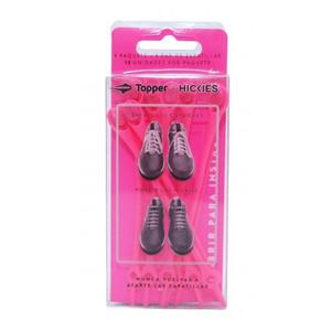  Cordones Hickies Topper Rosa Fluo Pack X 12hickies