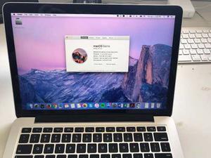 Macbook Pro Retina  I5 2,7 Ghz 8gb 128ssd Ciclos 156