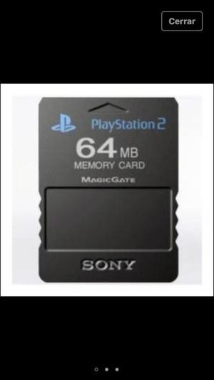 Memory Card 64 Mb Ps2 Playstation 2 Sony