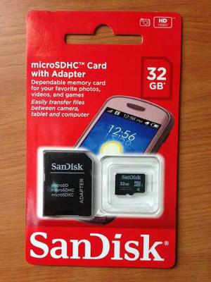 Micro Sd 32gb Sandisk 2 En 1