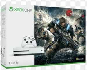 Xbox One S 1 Tb + Gears Of Wars 4 Nueva!