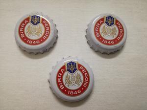 3 Chapitas/ Tapitas De Cerveza Peroni Originales