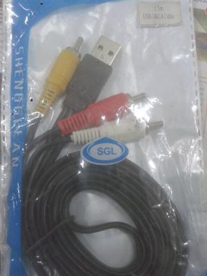 Cable usb a rca nuevo. Precio fijo es un local