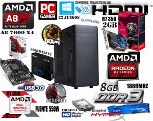 PC GAMER 3 《NUEVA》 Apu AK X4 3.9ghz | 1TB | 8GB |