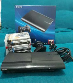 Ps3 Súper Slim 250 Gb +12 Juegos Originales