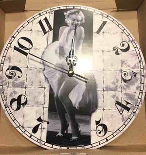 Reloj De Pared Vintage Madera