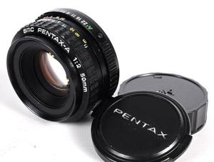 Lente Pentax 50mm - Para Usar En Digitales Reflex C/adapt.