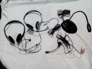 Lote de headsets