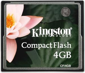 Memoria Compact Flash 4gb Kingston 80x Cf Original Z/centro