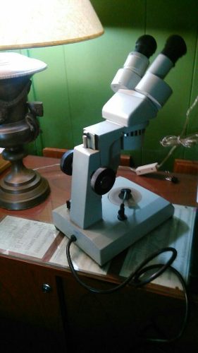Microscopio Aleman 1x3 Aumentos C/luz