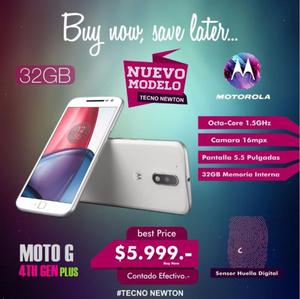 Motorola Moto G4 Plus XT - Octa-Core 1.5GHz - 16mpx -