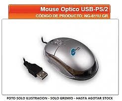 Mouse Optico NOGA 611 USB + 800 DPI Azul, Negro, Gris