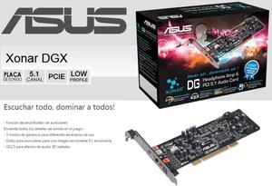 Placa De Sonido Asus Xonar Dg 5.1 Dolby Digital Pci