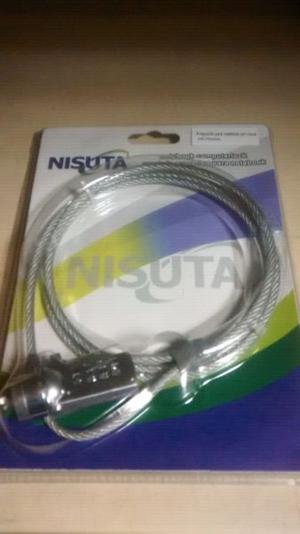 Protección para notebook con cable. NISUTA