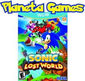 Sonic Lost World Nintendo Wii U Nuevos Caja Cerrada