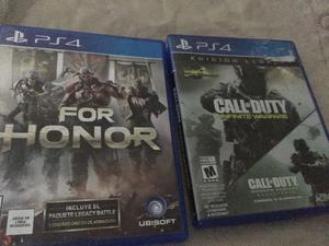 Vendo For Honor / Call Of Duty Infinity Warfare