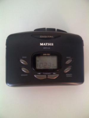 Walkman Digital Matsui radio y casette excelente!!!