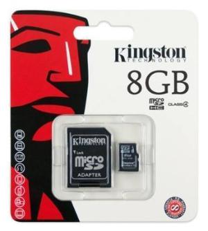 memoria kingston 8gb sd micro sd - la plata