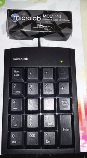 teclado numerico nuevo sin uso con su estuche,