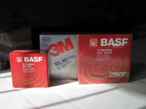 Diskettes Basf, 3M y otros