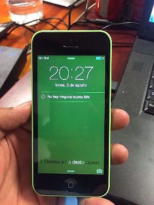 Iphone 5c verde 16gb