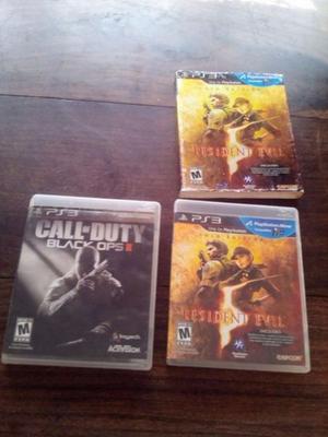 JUEGOS PLAY 3 Call Of Duty Black Ops 2 Y Resident Evil 5