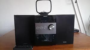 MINICOMPONENTE SONY, USB, CD y RADIO.