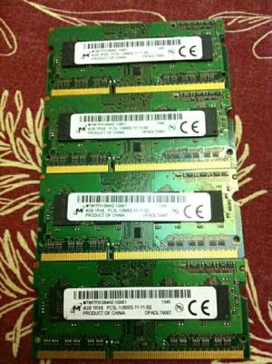 Memoria RAM para Notebook 4gb ddr mhz