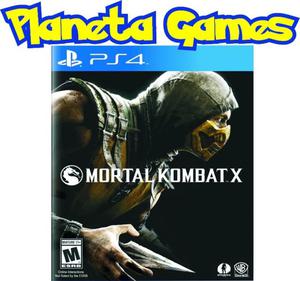 Mortal Kombat X Playstation Ps4 Fisicos Nuevos Caja Cerrada