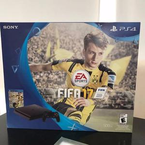 PS4 SLIM 500 GB + FIFA  + JOYSTICK $