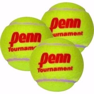 Pelotas De Tenis Penn Tournament Sello Rojo Nueva