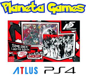 Persona 5 Steelbook Launch Edition Playstation Ps4 Fisicos