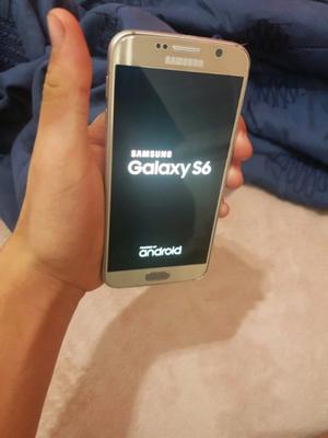 Samsung galaxy s6 flat dorado y liberado