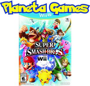 Super Smash Bros Nintendo Wii U Nuevos Caja Sellada