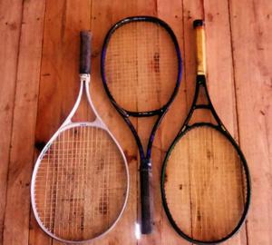 Vendo raquetas de tenis (3 tres), yonex y Prince, todas por