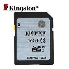 kingston SDHC 16GB y 32GB UHS-I Clase 10 sd para camaras