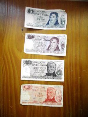 50 billetes antiguos argentina