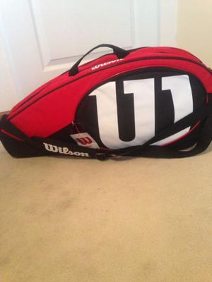 Raquetero wilson match x6