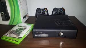 Xbox 360 Slim 4gb + 2 Juegos Originales + 2 Joystick Nuevos
