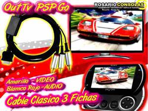 Cable Salida A Tv Psp Go Out Tv 3 Fichas Rosario
