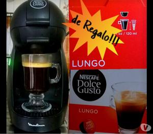 Cafetera Moulinex Dolce Gusto USADA + CÁPSULAS DE REGALO!!